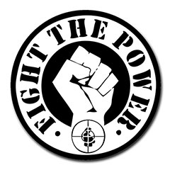 Mousepad (Round) : Public Enemy - Fight the Power