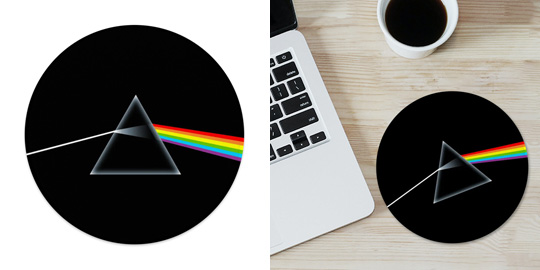 Mousepad (Round) : Pink Floyd - The Dark Side of the Moon