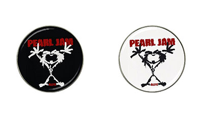 Golf Ball Marker : Pearl Jam - Stickman - Alive