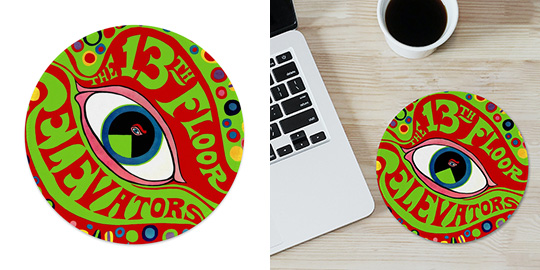 Mousepad (Round) : 13th Floor Elevators - The Psychedelic Sounds
