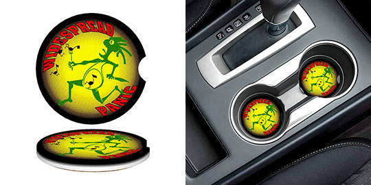 Ceramic Car Coasters : Widespread Panic - Note Eater