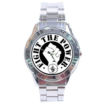 Chrome Dial Watch : Public Enemy - Fight the Power