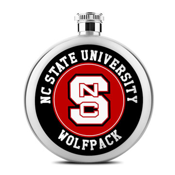 Liquor Hip Flasks : North Carolina State Wolfpack