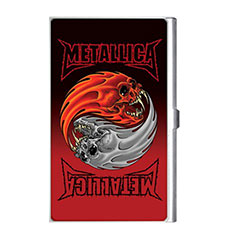 Card Holder : Metallica - Yin Yang Skulls