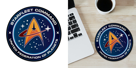 Mousepad (Round) : Star Trek - Starfleet Command