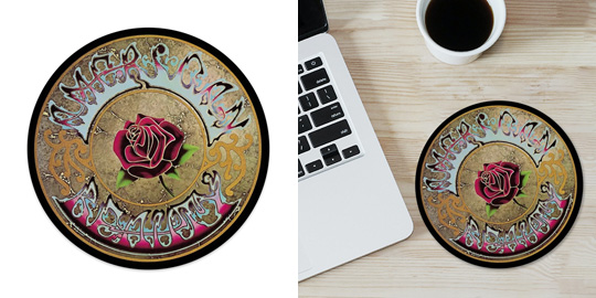 Mousepad (Round) : Grateful Dead - American Beauty