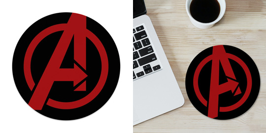 Mousepad (Round) : Avengers
