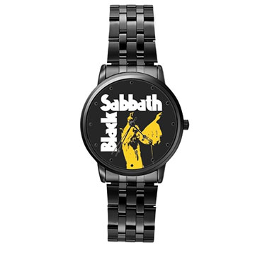 Casual Black-Tone Watch : Black Sabbath