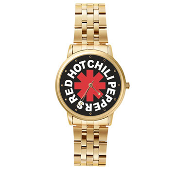Casual Gold-Tone Watch : Red Hot Chili Peppers