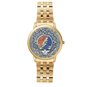 Casual Gold-Tone Watch : The Grateful Dead - Aztec - Steal Your Face