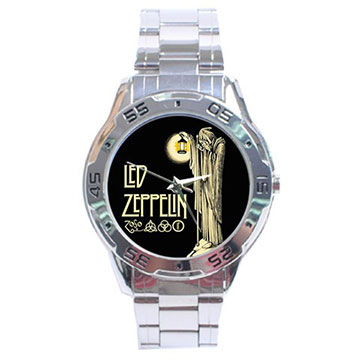 Chrome Dial Watch : Led Zeppelin IV Symbols - The Hermit