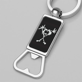 Bottle Opener Keychain : Pearl Jam - Stickman