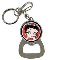 Bottle Opener Keychain : Betty Boop - Boop-Oop-a-Doop
