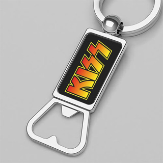 Bottle Opener Keychain : Kiss