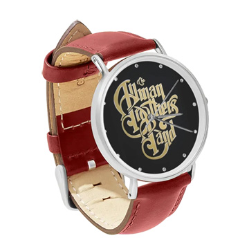 Red Leather Silver Watch : The Allman Brothers Band
