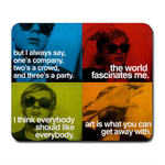 Mousepad : Andy Warhol - Photo Quotes (Blue, Green, Red, Orange)