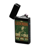 Lighter : John Lennon - One to One, Live in NYC, 1972 (front, open lid)