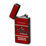 Lighter : Rutgers Scarlet Knights (front, open lid)