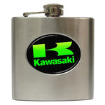 Liquor Hip Flask (6oz) : Kawasaki