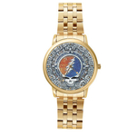 Casual Gold-Tone Watch : Grateful Dead - Aztec - Steal Your Face
