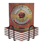 Square Ceramic Coasters : Grateful Dead - American Beauty