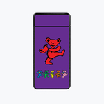 Lighter : Grateful Dead - Dancing Bear - Red (front)