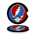 Ceramic Car Coasters : Grateful Dead - Steal Your Face