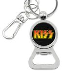 Bottle Opener Keychain : Kiss