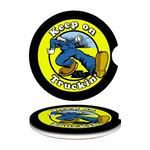 Ceramic Car Coasters : Keep on Truckin'