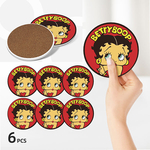 Round Ceramic Coasters : Betty Boop