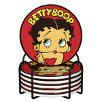 Round Ceramic Coasters : Betty Boop