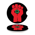 Ceramic Car Coasters : Gonzo Fist - Hunter S. Thompson