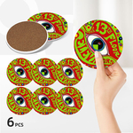 Round Ceramic Coasters : 13th Floor Elevators - Psychedelic Sounds