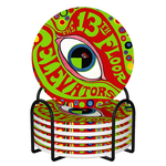 Round Ceramic Coasters : 13th Floor Elevators - Psychedelic Sounds