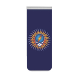 Money Clip (silver) : Grateful Dead - Steal Your Face - Flaming Sun
