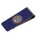 Money Clip (silver) : Grateful Dead - Steal Your Face - Flaming Sun