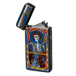 Lighter : Grateful Dead - Skull & Roses (front, open lid)