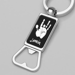 Bottle Opener Keychain : Jerry Garcia Handprint