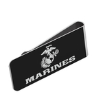 Money Clip (silver) : U.S. Marine Corps - Marines