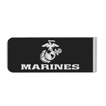 Money Clip (silver) : U.S. Marine Corps - Marines