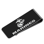 Money Clip (silver) : U.S. Marine Corps - Marines