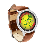 Watch : Widespread Panic - Note Eater (brown leather strap, silver case)