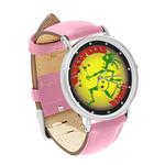 Watch : Widespread Panic - Note Eater (pink leather strap, silver case)