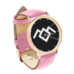 Watch : Twin Peaks - Owl Cave (pink leather strap, rose gold case)