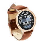 Watch : USCSS Nostromo (brown leather strap, rose gold case)