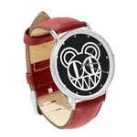 Watch : Radiohead (red leather strap, silver case)