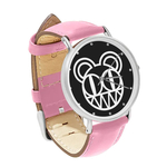 Watch : Radiohead (pink leather strap, silver case)