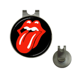 Golf Hat Clip with Ball Marker : Rolling Stones - Tongue and Lips