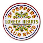 Mousepad (Round) : Beatles - Sgt. Pepper's Lonely Hearts Club Band