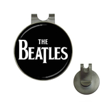 Golf Hat Clip with Ball Marker :  Beatles (black-white)